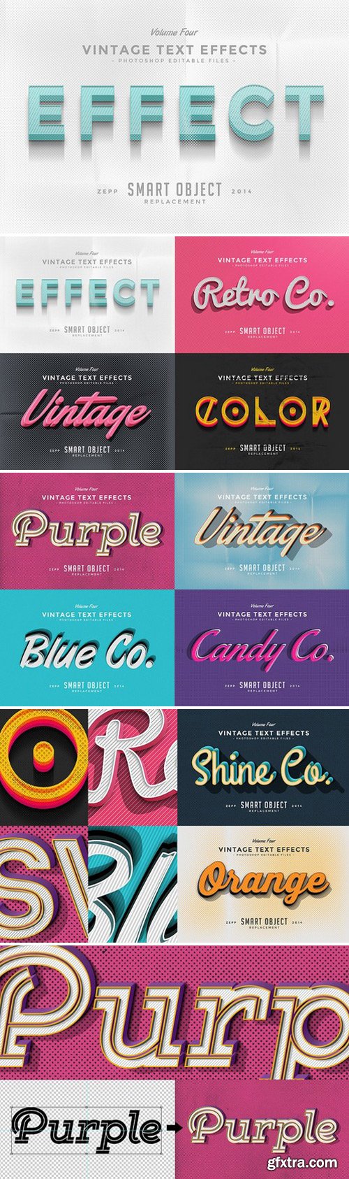 CM - Vintage Text Effects Vol.4 73564