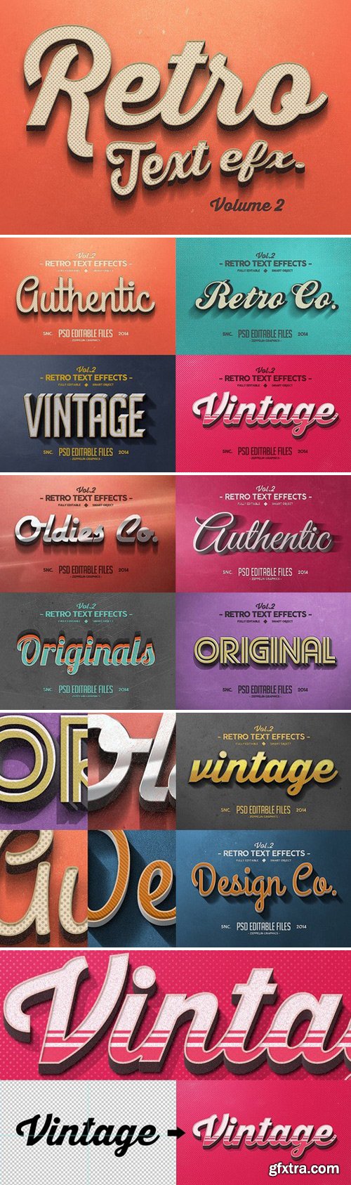 CM - Vintage Text Effects Vol.2 65361