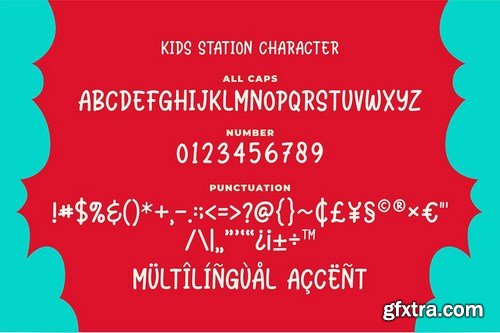 Kids Station - Cute Typeface