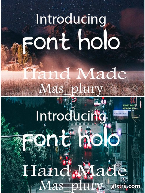 Font Holo