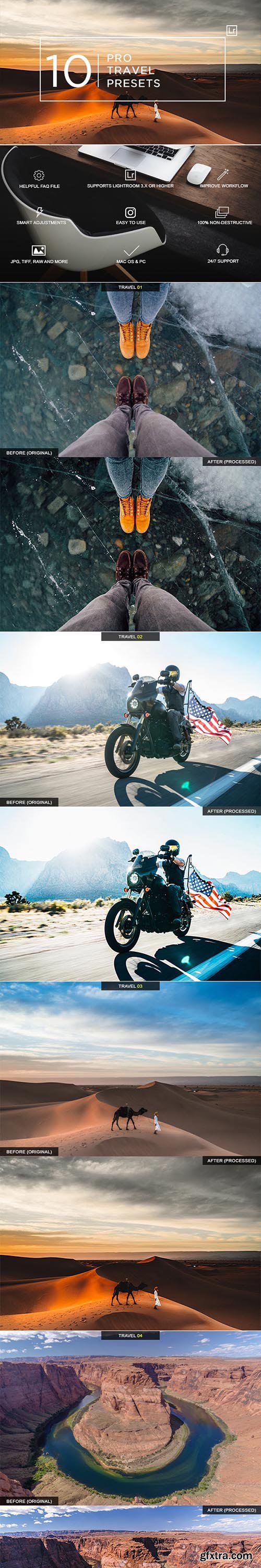 GraphicRiver - 10 Pro Travel Presets 23358337