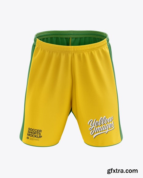 Men’s Soccer Shorts v2 mockup (Front View)