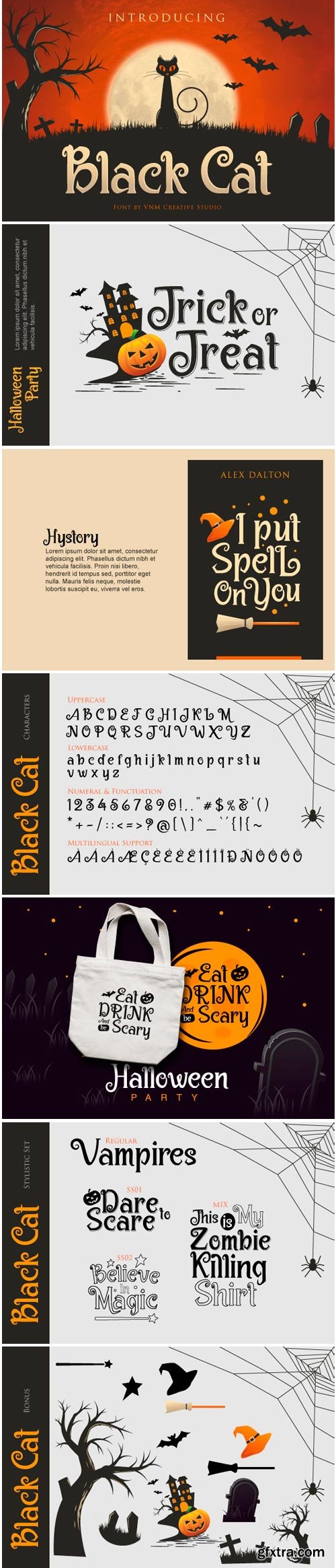 Black Cat Font