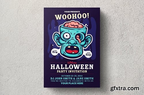 Halloween Party Flyer Template