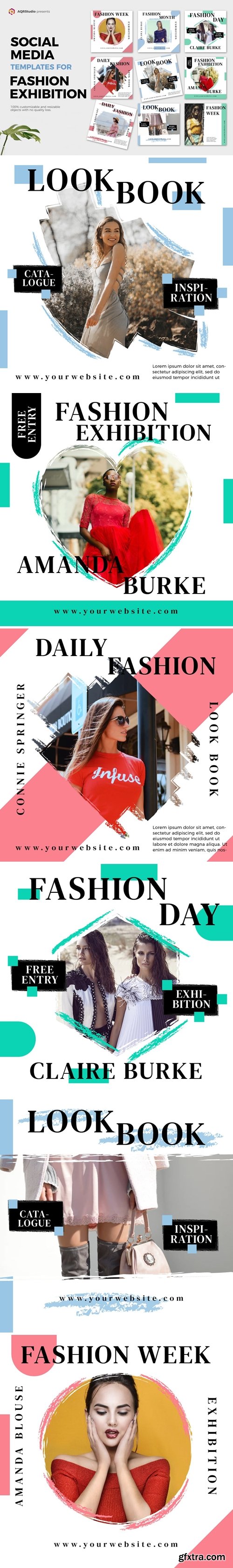 Fashion Exhibition Media Banners