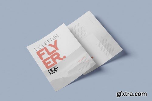 US Letter Flyer Mock-Up