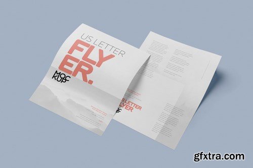 US Letter Flyer Mock-Up