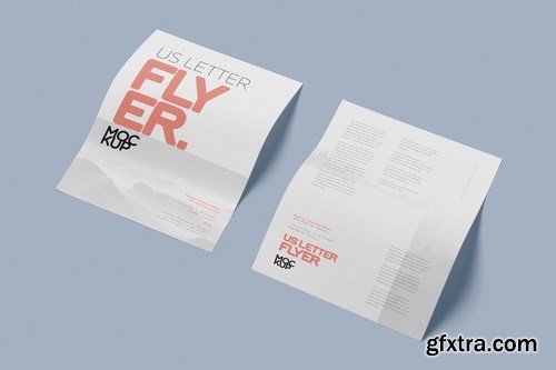 US Letter Flyer Mock-Up