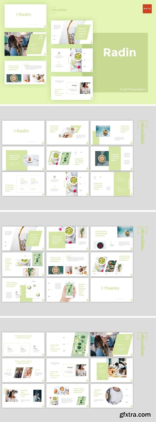 Radin - Food Powerpoint Presentation Template