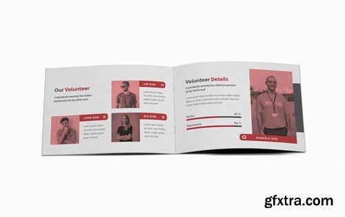 Charity A5 Brochure Template