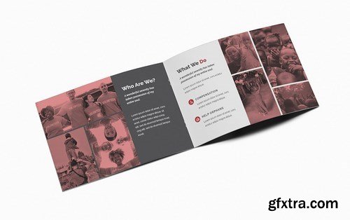 Charity A5 Brochure Template