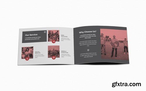 Charity A5 Brochure Template