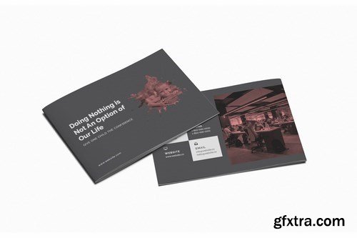 Charity A5 Brochure Template