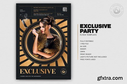 Exclusive Party Flyer Template V3