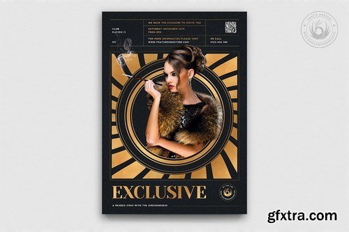 Exclusive Party Flyer Template V3