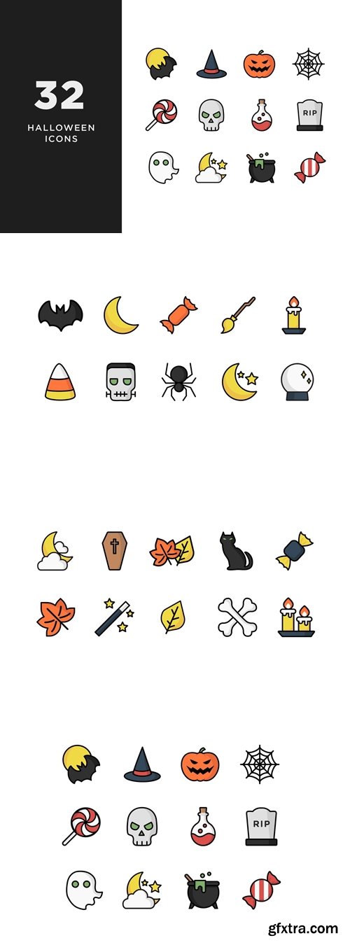 Illustrative Halloween Icons