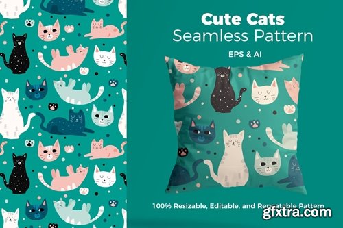 Beautful Cat Pattern