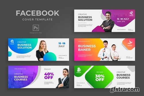 Business Facebook Cover Template