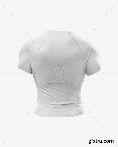 Men\'s Short Sleeve Jersey on Athletic Body mockup 48018