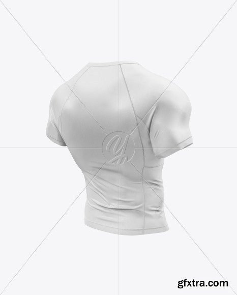 Men\'s Short Sleeve Jersey on Athletic Body mockup 48021