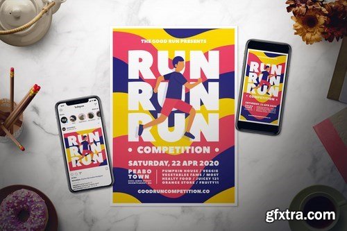 Run Flyer Set