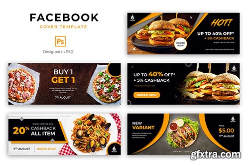 Food Facebook Cover Template