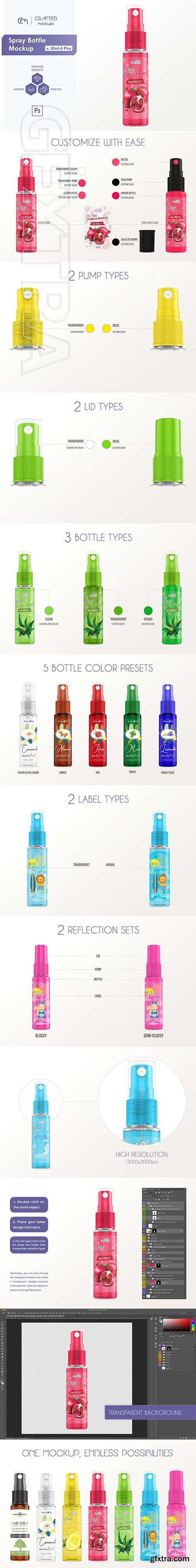 CreativeMarket - Spray Bottle Mockup v. 10ml-A Plus 3995078