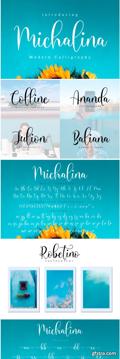 Michalina Script Font