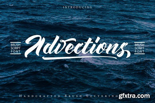 Advections Brush Script Font