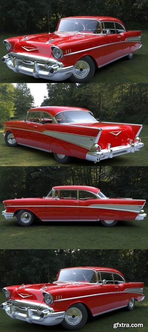 Chevrolet Bel Air 1957 3D Model