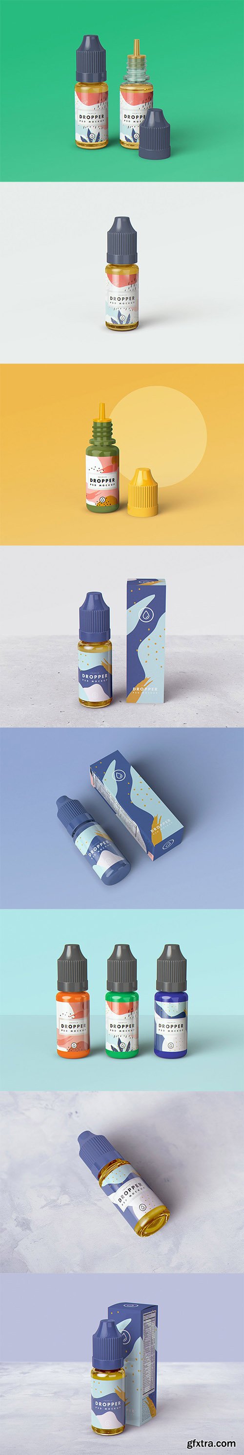 E-Juice Dropper Bottle MockUp