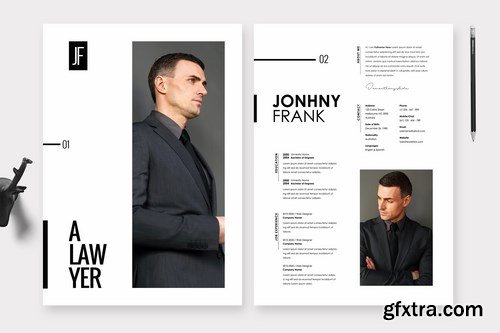 Lawyer Resume CV Template 36