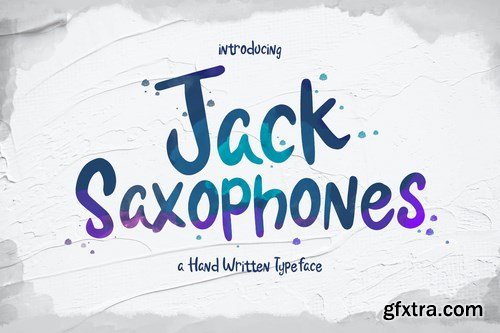 Jack Saxophones - Handwritten Typeface