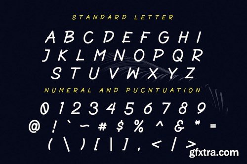 Blackout - Sans Marker Font