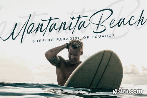 Scout Beach - Handwritten Brush Font