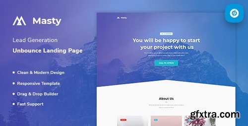 ThemeForest - Masty v1.0 - Lead Generation Unbounce Landing Page Template - 23555159