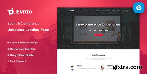 ThemeForest - Evnto v1.0 - Event & Conference Unbounce Landing Page Template - 23563066