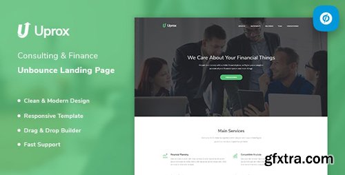 ThemeForest - Uprox v1.0 - Consulting & Finance Unbounce Landing Page Template - 23526582