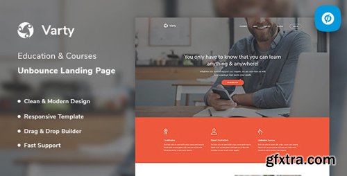 ThemeForest - Varty v1.0 - Education & Course Unbounce Landing Page Template - 23455480