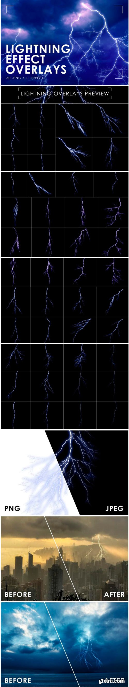 Lightning Effect Overlays Lightning 1736922