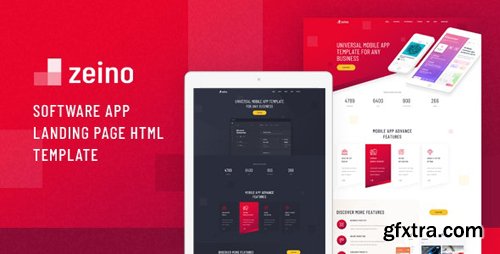 ThemeForest - Zeino v1.0 - Software App Landing Page HTML Template - 24273733