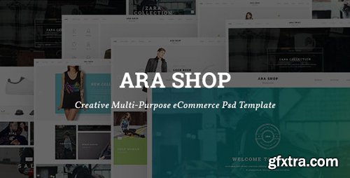 ThemeForest - Ara v1.0 - Fashion Store Multipurpose PSD Template - 24083636