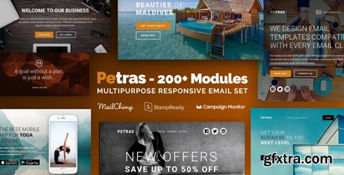 ThemeForest - Petras v1.0.1 - 200+ Modules - Multipurpose Email Set with MailChimp Editor, StampReady & Online Builder (Update: 3 August 19) - 19750193