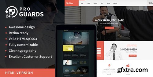 ThemeForest - ProGuards v1.0 - Safety & Security Site Template - 18736777