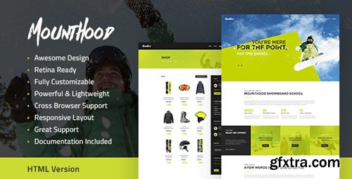 ThemeForest - Mounthood v1.1 - Ski and Snowboarding HTML Template - 19887513