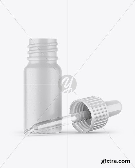 Opened Ceramic Dropper Bottle Mockup 48027