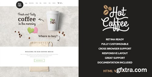 ThemeForest - Hot Coffee v1.0.1 - Cafe & Restaurant HTML Template - 20423910