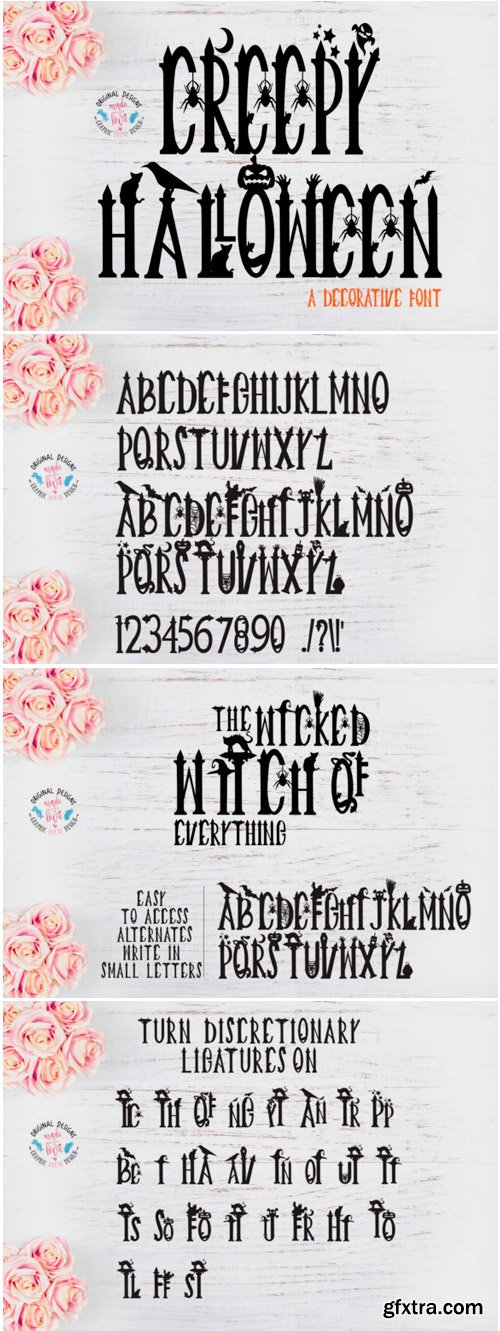 Creepy Halloween Font