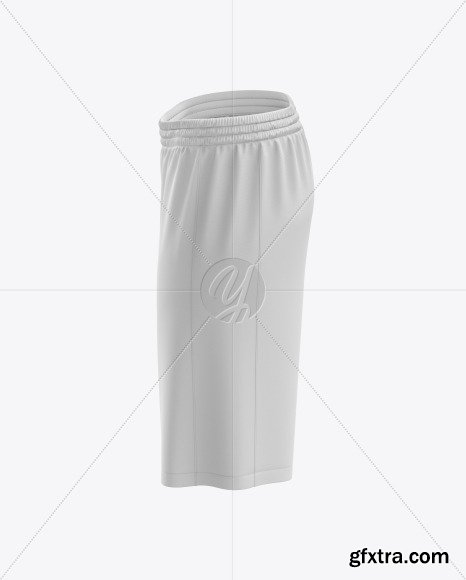 Men’s Basketball Shorts mockup (Side View) 48076