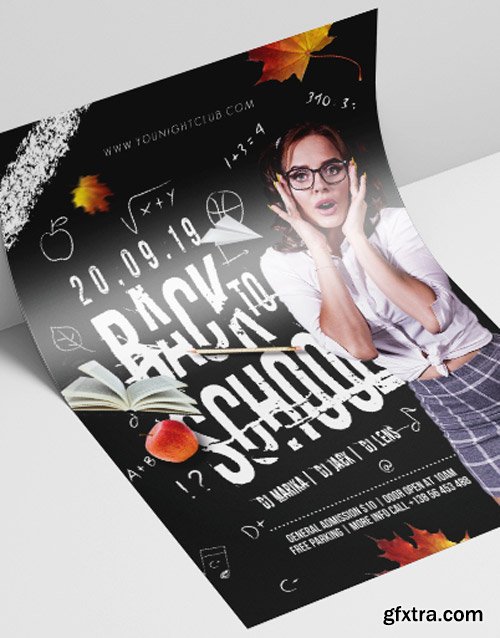 Back to School V2408 2019 Premium PSD Flyer Template